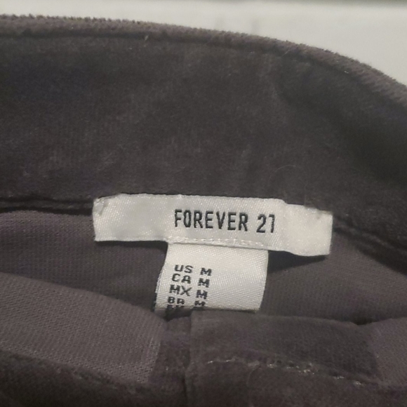 Gray corduroy mini skirt - Picture 4 of 4